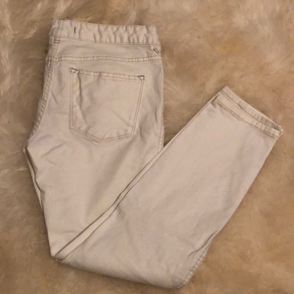 Free People White Jeans